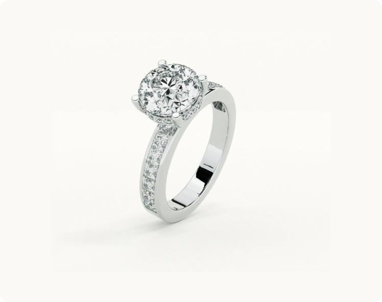 Radiant Solitaire 925 Ring