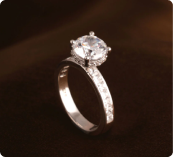 Radiant Solitaire 925 Ring