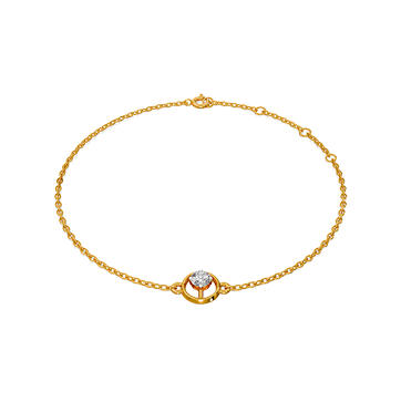 Orba Shine 9KT Gold Laboratory Grown Diamond Bracelet